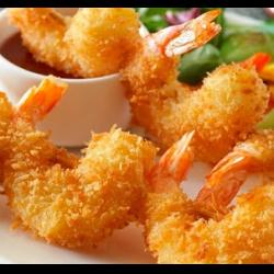 میگو سوخاری با سس تارتار